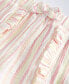 Фото #3 товара Baby Girls Dash Stripe Shorts, Created for Macy's