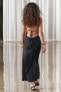 Фото #11 товара Платье миди из 100% льна — zw collection ZARA