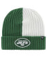 Фото #1 товара Men's Green New York Jets Fracture Cuffed Knit Hat