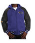 Фото #3 товара Men's Purple Baltimore Ravens Defender Raglan Full-Zip Hoodie Varsity Jacket