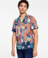 Фото #2 товара Men's Sandwash Pacific Blooms Printed Button-Down Camp Shirt