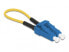 Delock Optical Fiber loopback Adapter LC / UPC singlemode blue - 0.06 m - LC