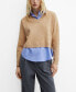 ფოტო #1 პროდუქტის Women's Combined Shirt Sweater