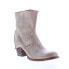 Фото #2 товара Bed Stu Iris F393015 Womens Gray Leather Slip On Ankle & Booties Boots