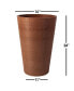 Valencia Round Outdoor Planter Pot Terra Cotta 16 Inch