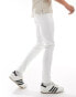 DTT stretch skinny fit jeans in white Белый, W38 L32 - фото #4