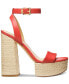 Фото #2 товара Women's Ashton Ankle-Strap Espadrille Platform Sandals