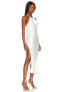 Bardot Womens Mila Cowl Back Sleeveless Slip Dress Orchid White Size 8 307050