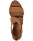 Фото #4 товара Women's Ileana Ankle-Strap Espadrille Platform Wedge Sandals