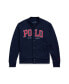 Big Boys Logo Fleece Baseball Jacket