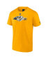 Men's Gold Nashville Predators Authentic Pro Secondary Replen T-shirt