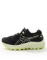 Asics Trabuco Terra 2 trail running trainers in black and green