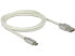 Фото #3 товара Delock 1m USB 2.0-A/USB 2.0 Micro-B - 1 m - USB A - Micro-USB B - USB 2.0 - Male/Male - White