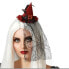 Фото #1 товара Бриллиантовый Шляпа Ведьма Halloween Красный