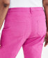 Фото #7 товара Plus Size Curvy Roll-Cuff Capri Jeans, Created for Macy's