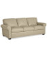 Фото #1 товара Orid 84" Leather Roll Arm Sofa, Created for Macy's