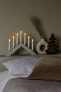Фото #4 товара Konstsmide 7 Bulb Candlestick Beige - Light decoration figure - Beige - Wood - IP20 - White - 7 lamp(s)