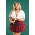 Фото #5 товара Эротический костюм Teacher’s Pet School Girl Красный Queen size