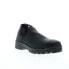 Фото #2 товара Lehigh Steel Toe Work Romeo LEHI013 Mens Black Leather Athletic Work Shoes