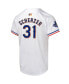 Big Boys and Girls Max Scherzer White Texas Rangers 2024 Gold Collection Limited Player Jersey