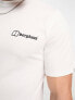 Berghaus Snowdon t-shirt with back print in white