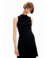 ფოტო #4 პროდუქტის Women's Short ribbed skater dress