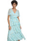 ფოტო #5 პროდუქტის Women's Tiered Chiffon Midi Dress