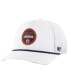 ფოტო #1 პროდუქტის Men's White Auburn Tigers Fairway Trucker Adjustable Hat