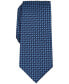 Фото #1 товара Men's Slim Geo Neat Tie, Created for Macy's