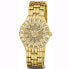 Фото #2 товара Guess Damen Armbanduhr Firework Kristallsteine gold 34 mm GW0602L2