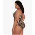 Фото #2 товара Lauren Ralph Lauren Womens Plus High-Neck One-Piece Swimsuit 16W, Leopard 306498