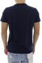 Lacoste 291101 Men's V-Neck Pima Cotton Jersey T-Shirt,Navy Blue,Large