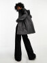 Only hooded raincoat in charcoal grey M - фото #3