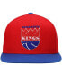 Men's Red and Royal Sacramento Kings Hardwood Classics Snapback Hat