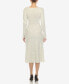 ფოტო #2 პროდუქტის Women's Scoop Neck Fit and Flare Sweater Dress