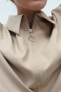 Фото #2 товара Куртка с контрастными деталями ZARA