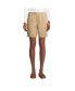 ფოტო #1 პროდუქტის Women's Mid Rise Elastic Waist Pull On 10" Chino Bermuda Shorts