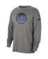 ფოტო #2 პროდუქტის Men's Heather Gray Villanova Wildcats Fast Break Long Sleeve T-shirt