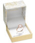 ფოტო #3 პროდუქტის Rose Gold-Tone Pavé & Color Crystal Halo Ring, Created for Macy's