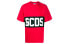 GCDS SS21 Logo印花纯色短袖T恤 男款 红色 送礼推荐 / Футболка GCDS SS21 LogoT CC94M021014-RED