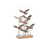 Фото #1 товара Декор DKD Home Decor Алюминий древесина акации птицы (30 x 9,5 x 38 cm)