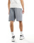 Фото #2 товара Nike Basketball Icon 11in swoosh logo shorts in grey