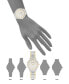 ფოტო #4 პროდუქტის Women's Two-Tone Stainless Steel Stretch Bracelet Watch 34mm
