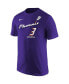 Men's Diana Taurasi Purple Phoenix Mercury Explorer Edition Name Number T-Shirt