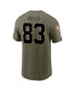 Men's Darren Waller Olive Las Vegas Raiders 2022 Salute To Service Name and Number T-shirt