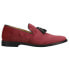 Фото #1 товара Sperry Gold Exeter Tassel Loafers Round Toe Dress Mens Burgundy Dress Shoes STS