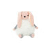 Фото #1 товара Подушка детская Crochetts Кролик Белый Серый Розовый 24 x 34 x 9 см