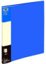 Фото #1 товара Канцелярский товар Grand Папка с 20 прозрачными карманами для A4, с внешней информационной ярлычкой, синяя