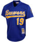 Men's Robin Yount Royal Milwaukee Brewers Cooperstown Mesh Batting Practice Jersey 2XL - фото #5