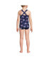 Фото #3 товара Big Girls Plus Chlorine Resistant One Piece UPF 50 Swimsuit